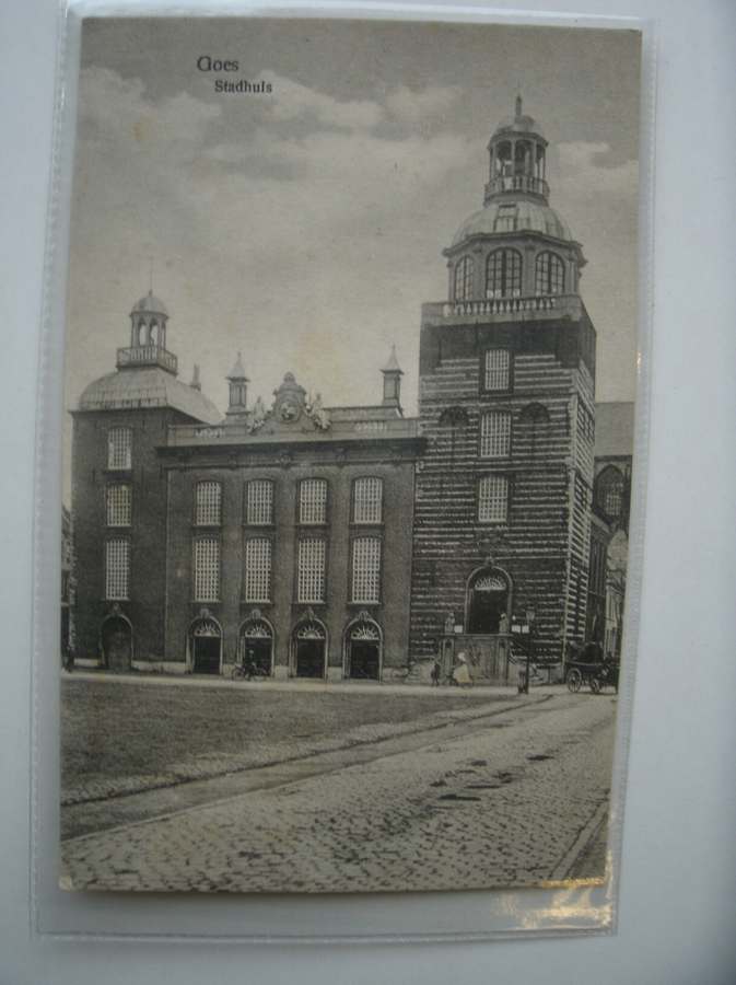 postcard. ansichtkaart. postkarte. - Goes. Stadhuis.