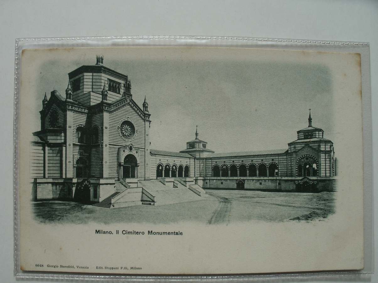 postcard. carte postale. postkarte. - Milano. Il Cimitero monumentale.