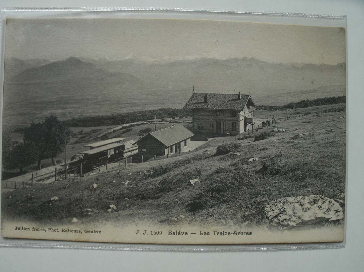 postcard. carte postale. postkarte. - Saleve. Les treize-arbres.