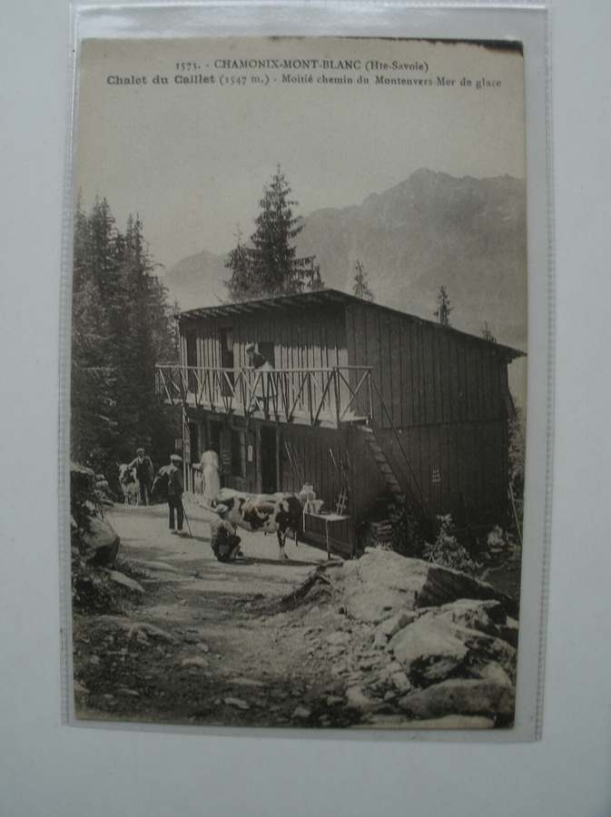 postcard. carte postale. postkarte. - Chamonix-Mont-Blanc. Chalet du Caillet.