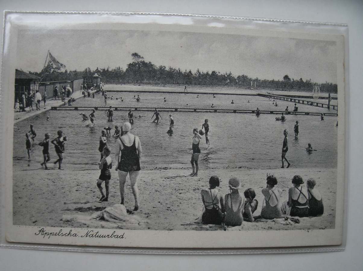 ansichtkaart. postcard. carte postale. - Appelscha. Natuurbad.