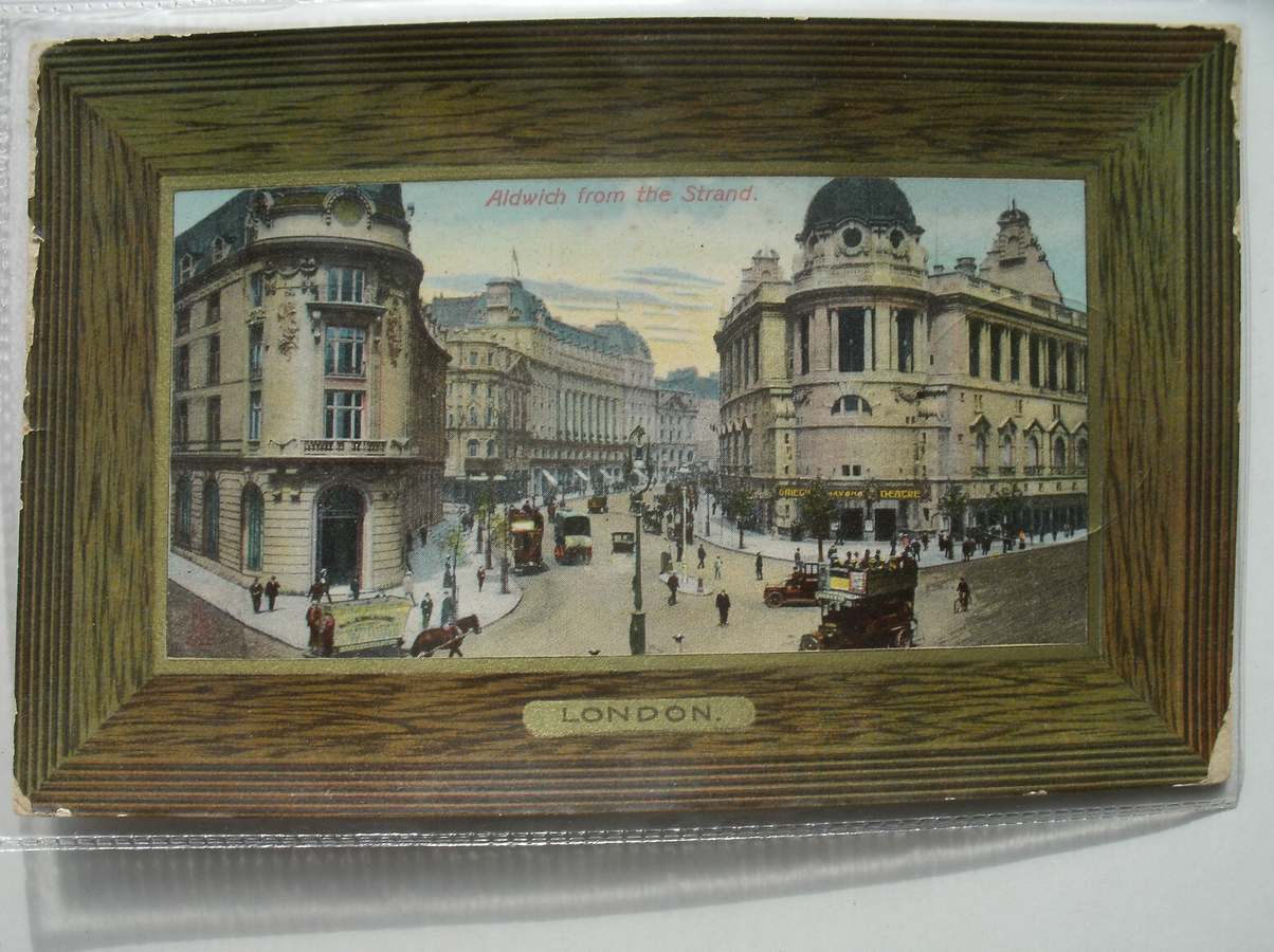 postcard. - London. Aldwich from the Strand.
