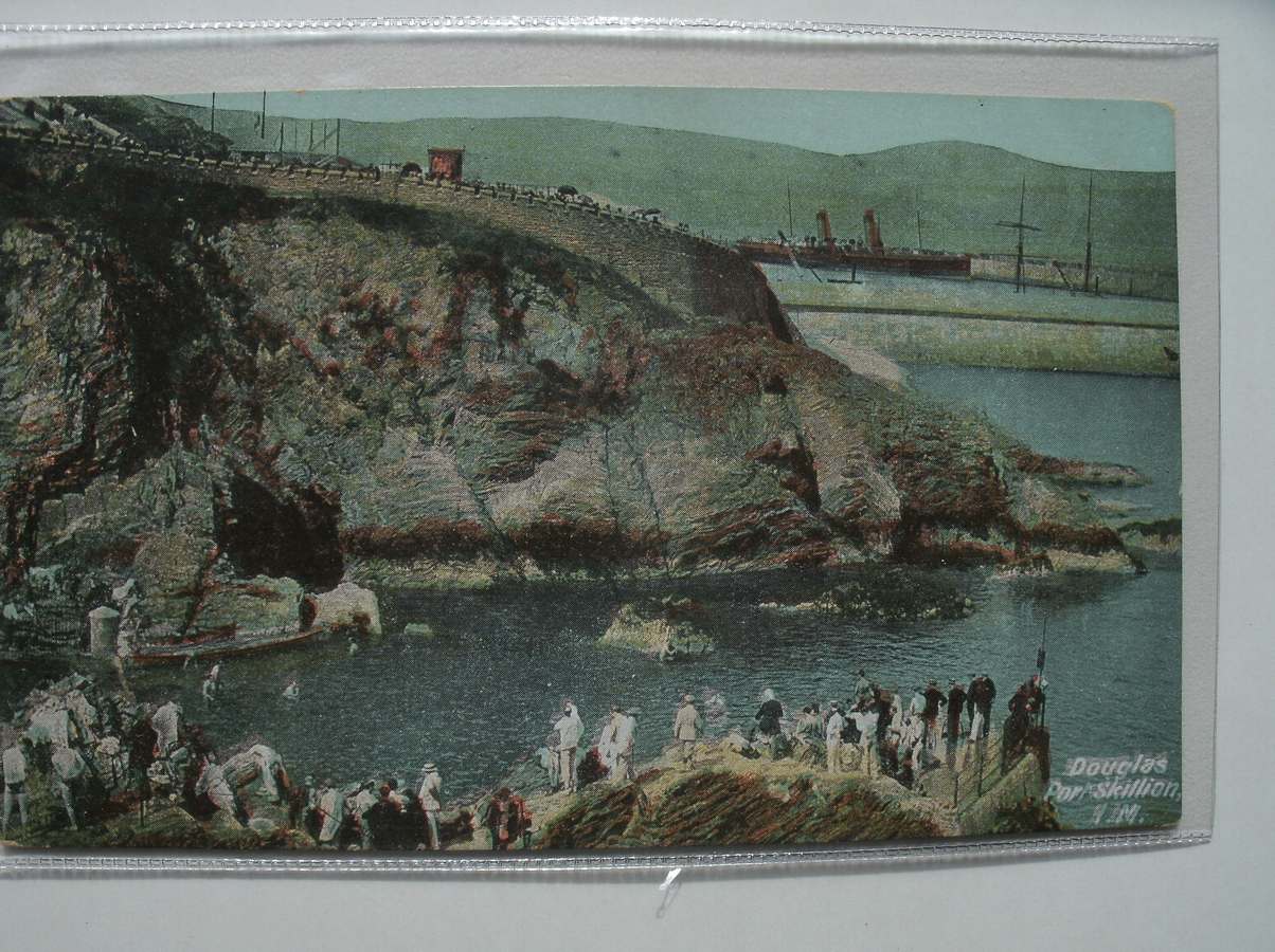 postcard. - Douglas Port skillion.