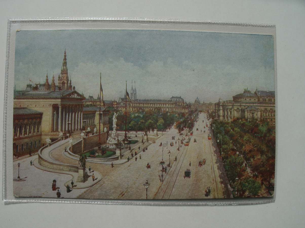 postcard. - Wien. Ring des 12. November.