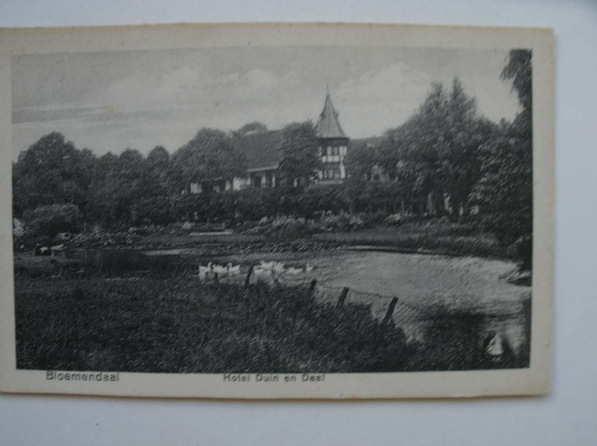 postcard. ansichtkaart. postkarte. - Bloemendaal. Hotel Duin en Daal.