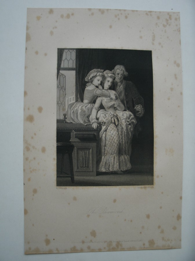 antique print (prent) - The diamond. (E. Corbould).