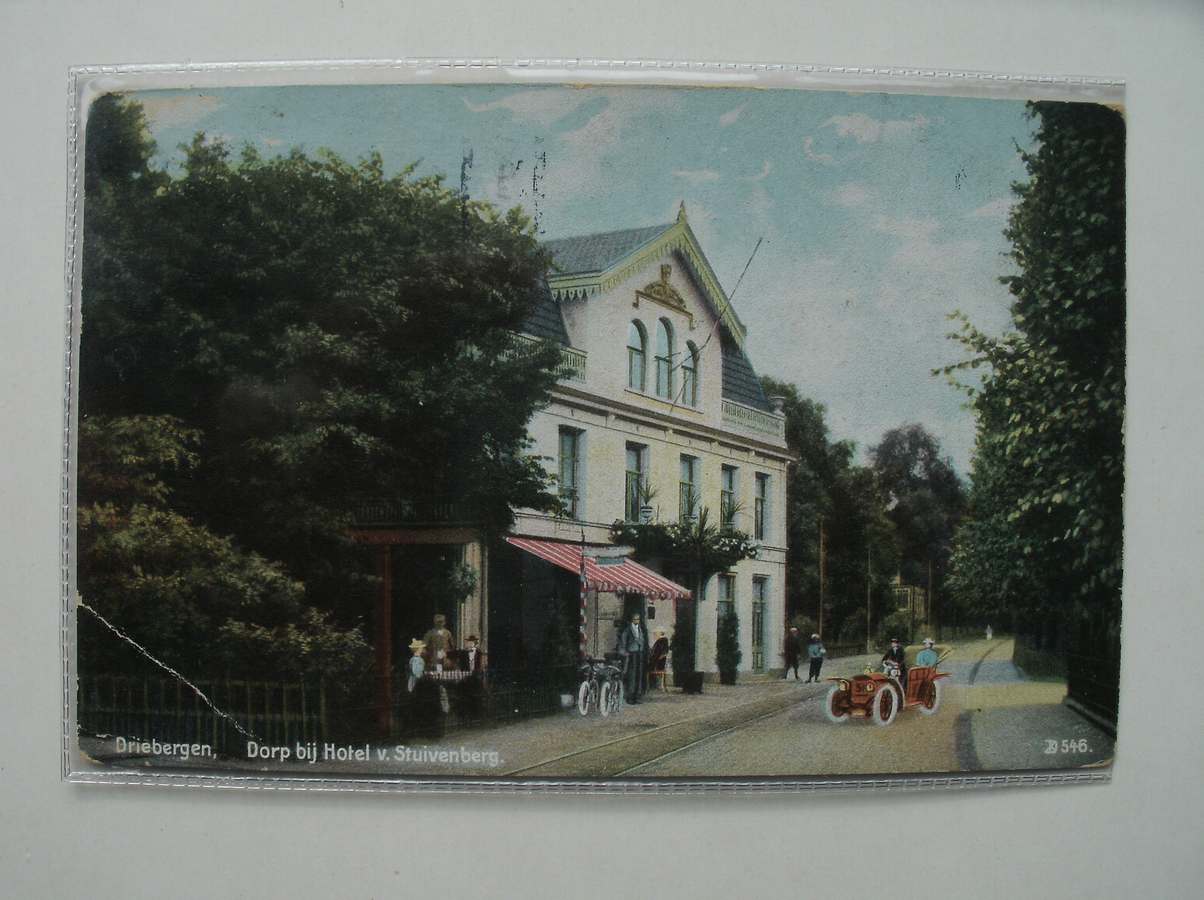 postcard. ansichtkaart. postkarte. - Driebergen. Dorp bij hotel van Stuivenberg.
