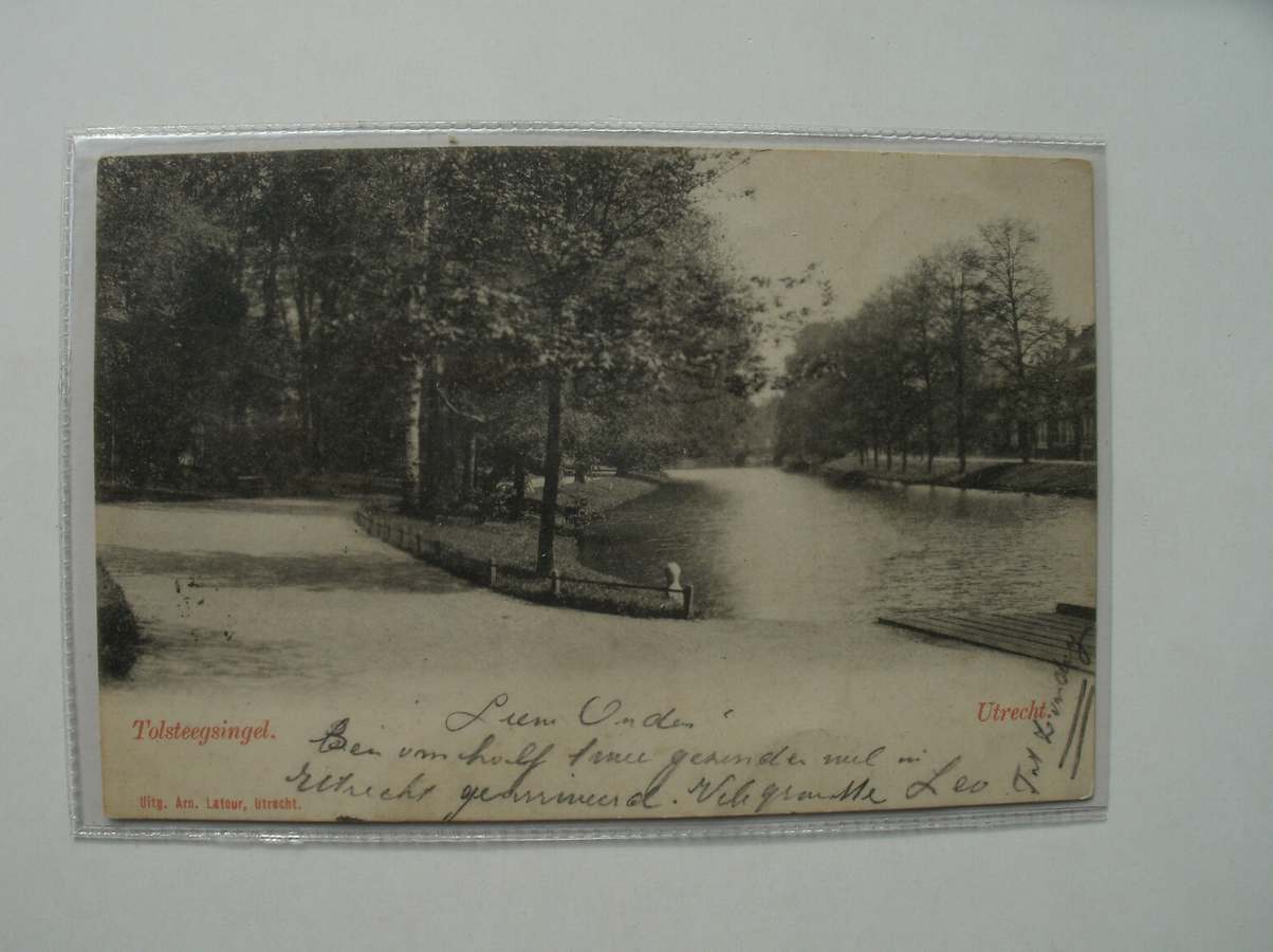 postcard. ansichtkaart. postkarte. - Utrecht. Tolsteegsingel.
