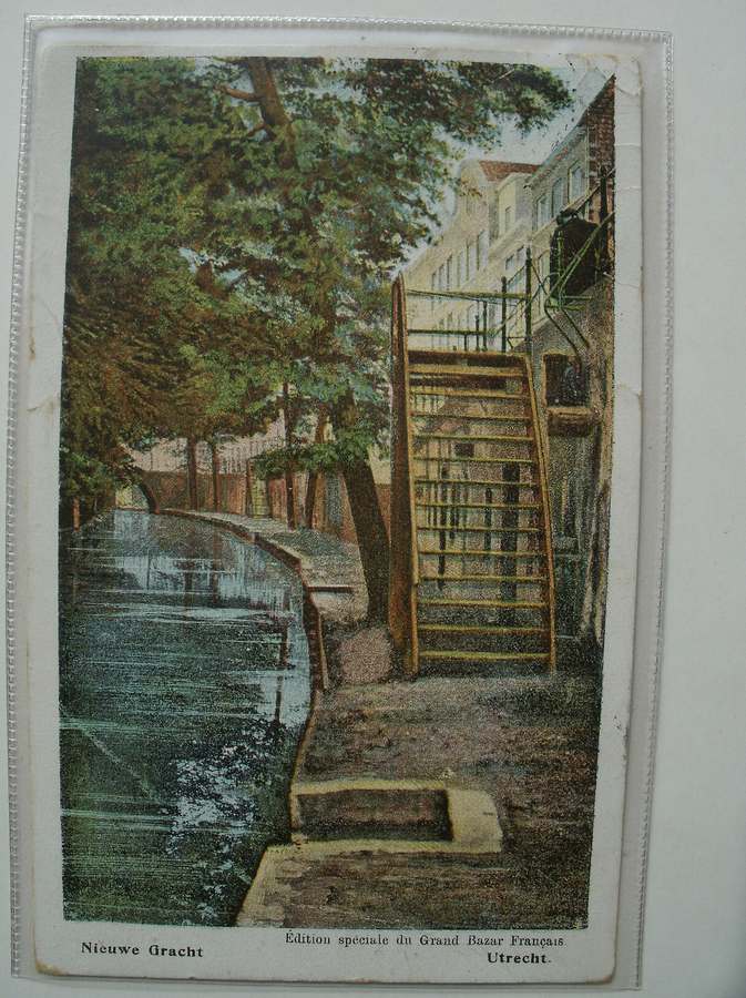 postcard. ansichtkaart. postkarte. - Utrecht. Nieuwe gracht.