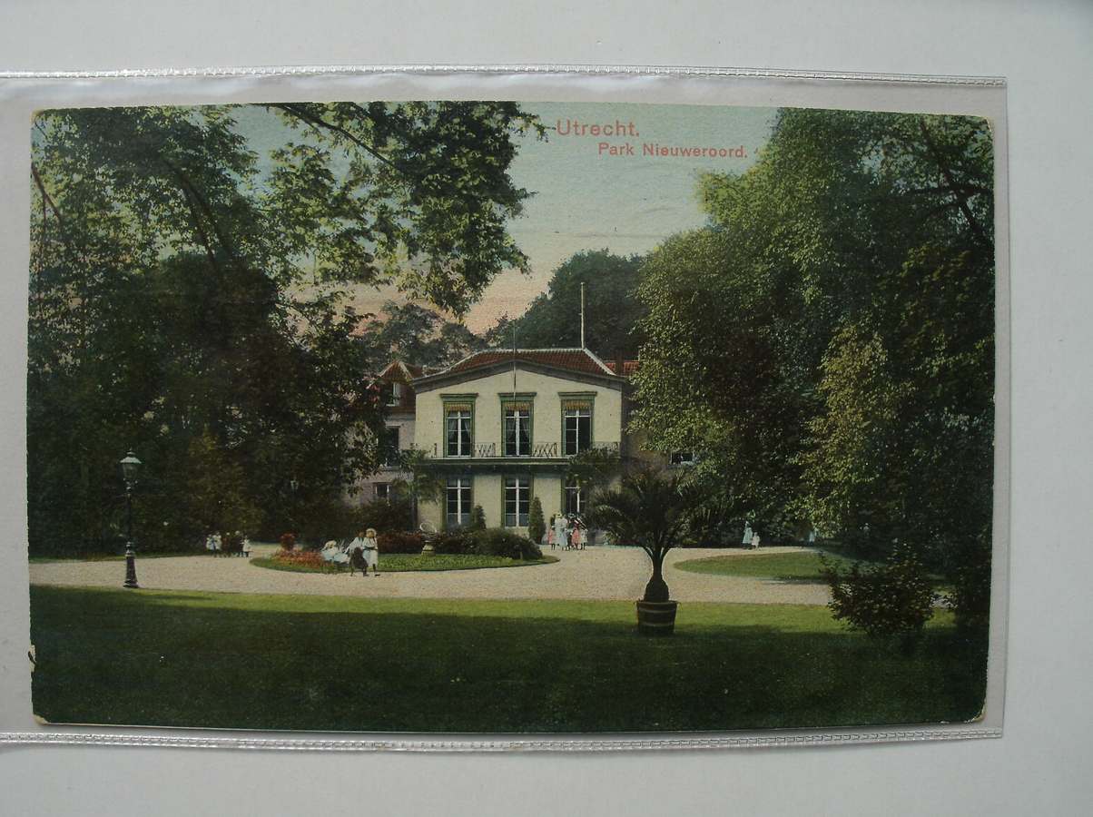 postcard. ansichtkaart. postkarte. - Utrecht. Park nieuweroord.