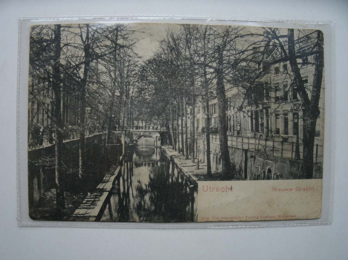 postcard. ansichtkaart. postkarte. - Utrecht. Nieuwe gracht.