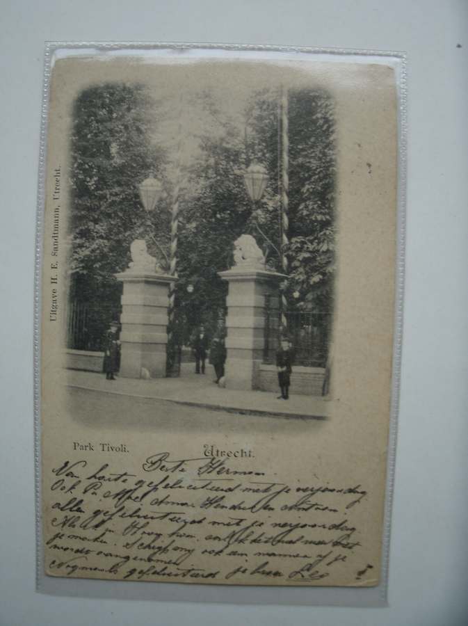 postcard. ansichtkaart. postkarte. - Utrecht. Park Tivoli.