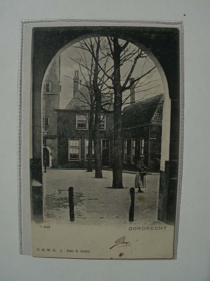postcard. ansichtkaart. postkarte. - Dordrecht. `t Hof.