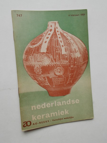 ZURCHER, J., - Nederlandse keramiek. Ao boekje nr.747.