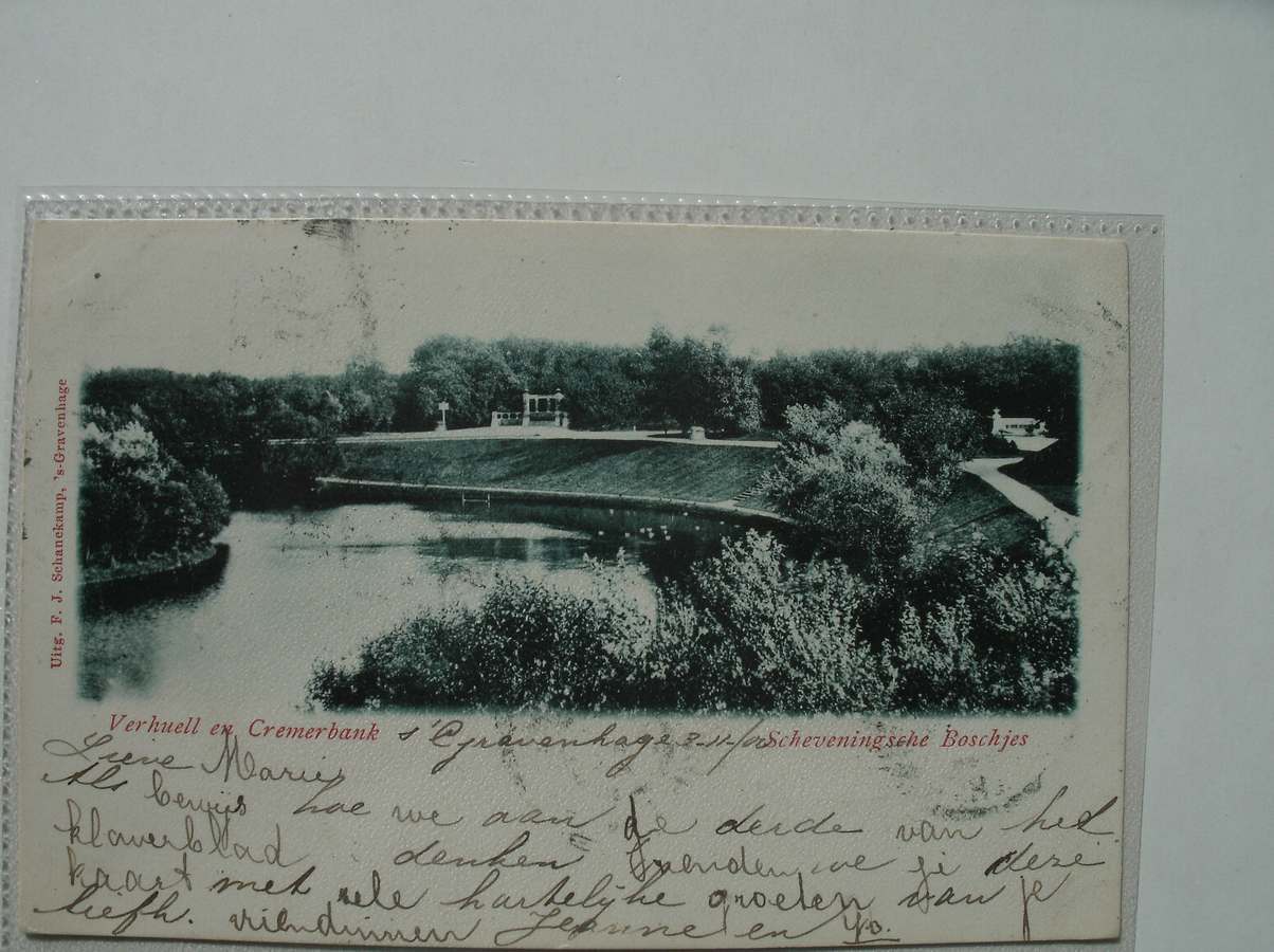 postcard. ansichtkaart. postkarte. - Verhuell en Cremerbank. Den Haag.