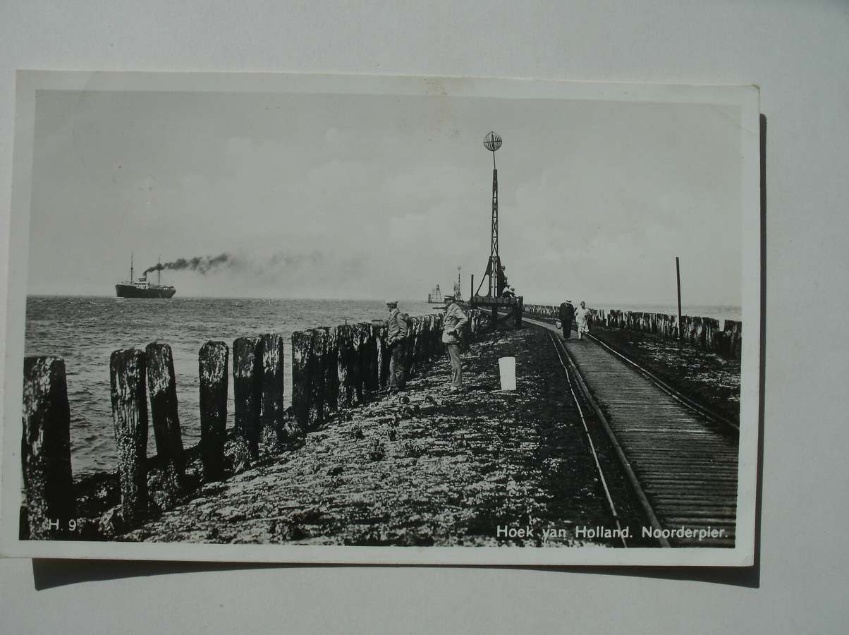 postcard. ansichtkaart. postkarte. - Hoek van Holland. Noorderpier.