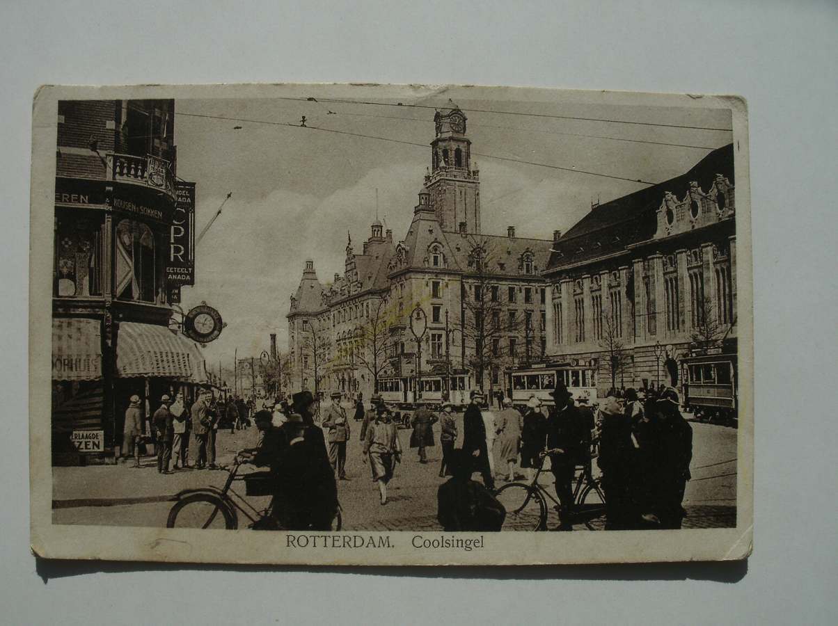postcard. ansichtkaart. postkarte. - Rotterdam. Coolsingel.
