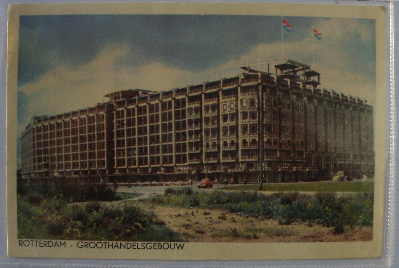 postcard. ansichtkaart. postkarte. - Rotterdam. Groothandelsgebouw.