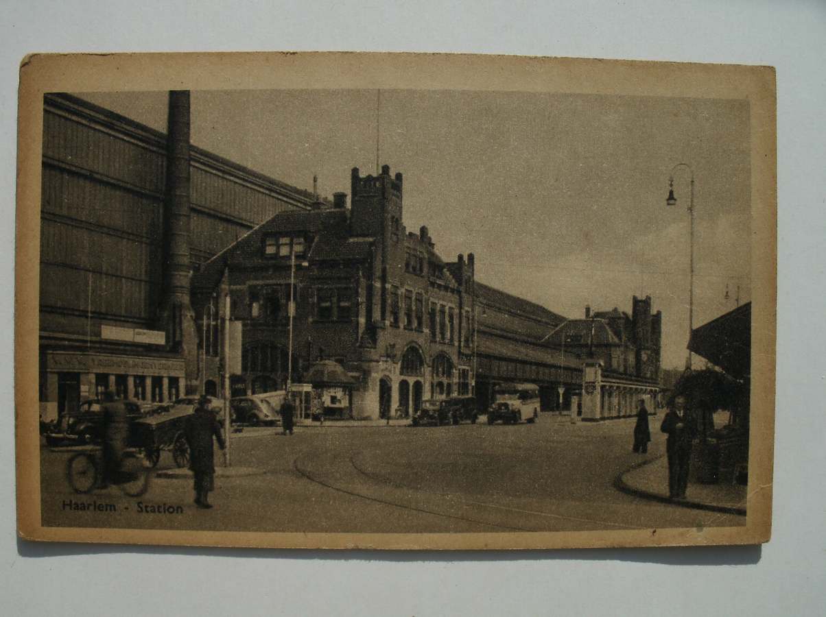 postcard. ansichtkaart. postkarte. - Haarlem. Station.