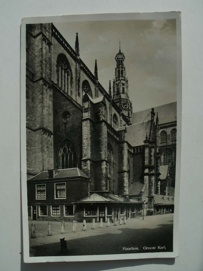 postcard. ansichtkaart. postkarte. - Haarlem. Groote kerk.