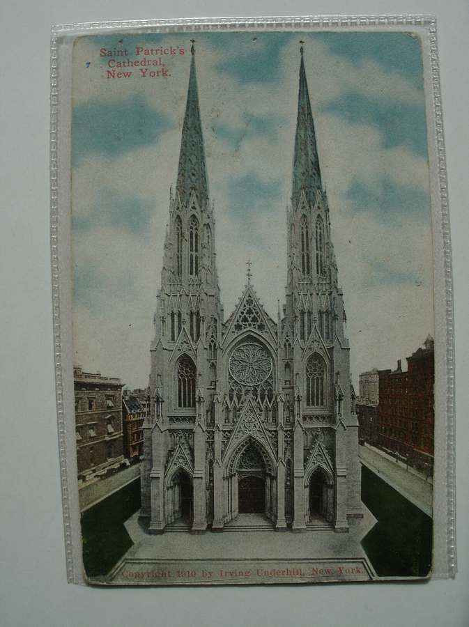 postcard. ansichtkaart. postkarte. - Saint Patrick`s Cathedral. New York.