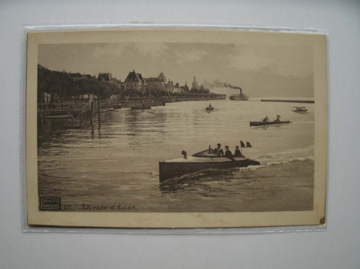postcard. ansichtkaart. postkarte. - En rade d`Evian.