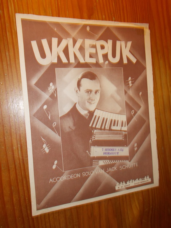 SCHUTTE, JACK, - Ukkepuk. Accordeon solo.