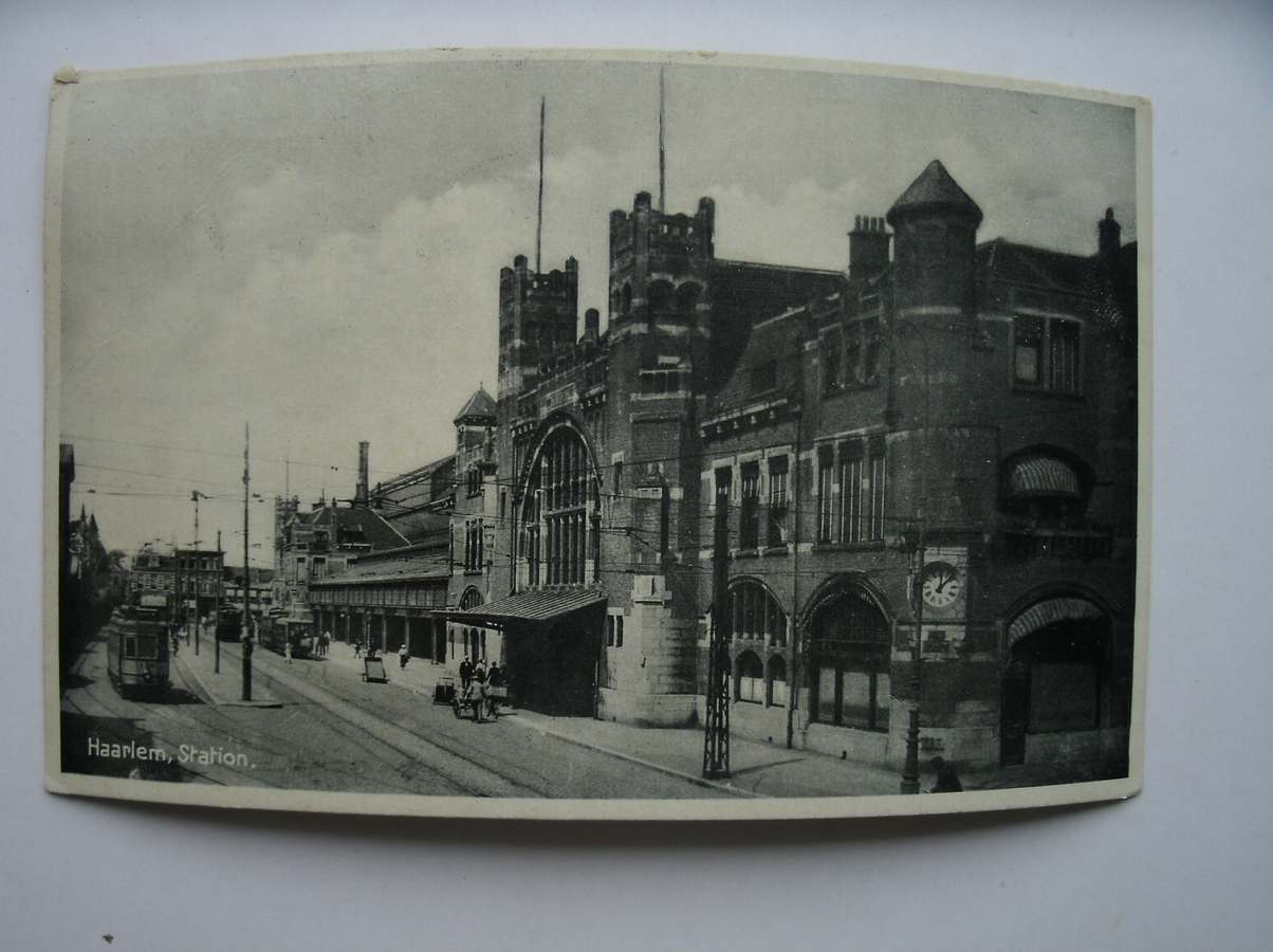 postcard. ansichtkaart. postkarte. - Haarlem. Station.