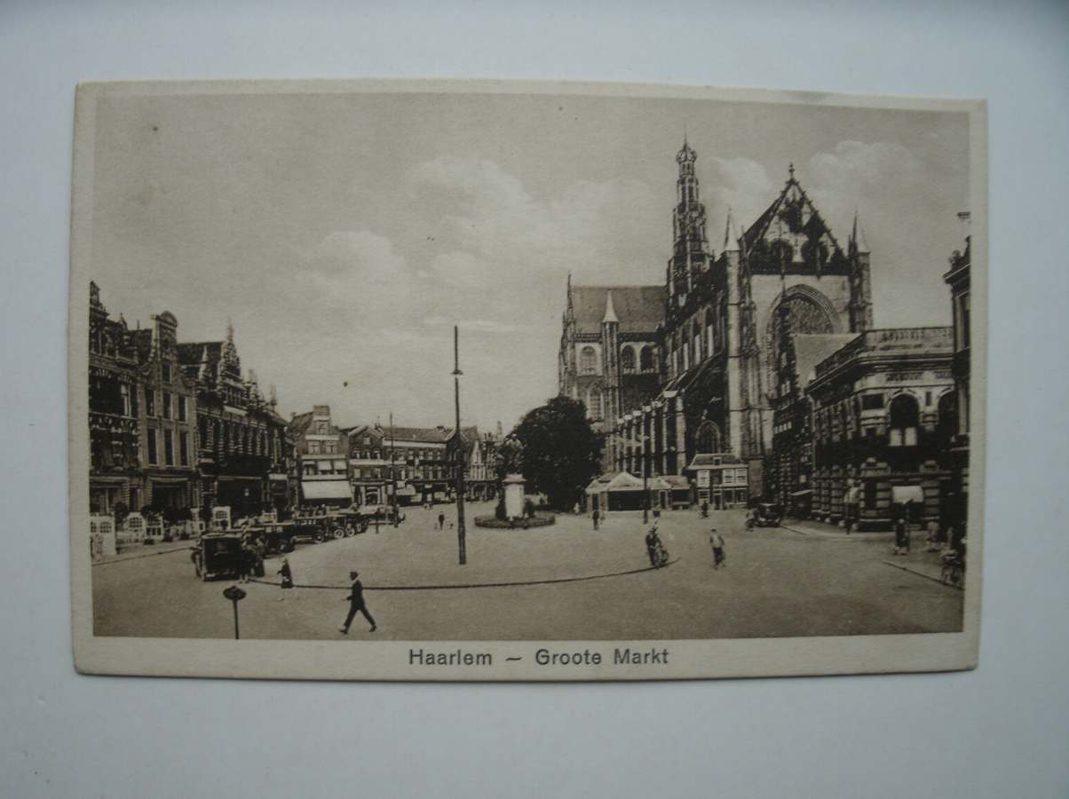 postcard. ansichtkaart. postkarte. - Haarlem. Groote markt.