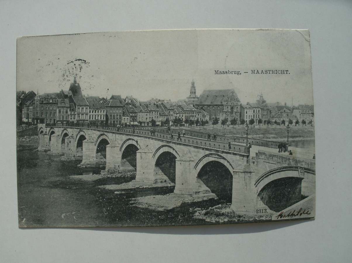 postcard. ansichtkaart. postkarte. - Maastricht. Maasbrug.
