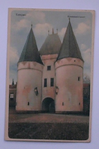 postcard. ansichtkaart. postkarte. - Kampen. Koornmarktspoort.
