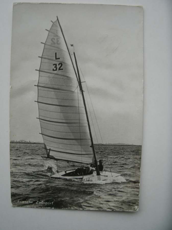 postcard. ansichtkaart. postkarte. - Friesche zeilsport.