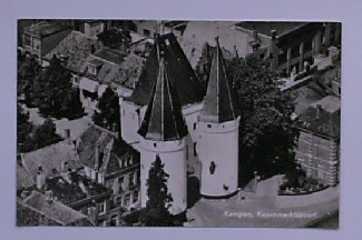 postcard. ansichtkaart. postkarte. - Kampen. Koornmarktspoort.