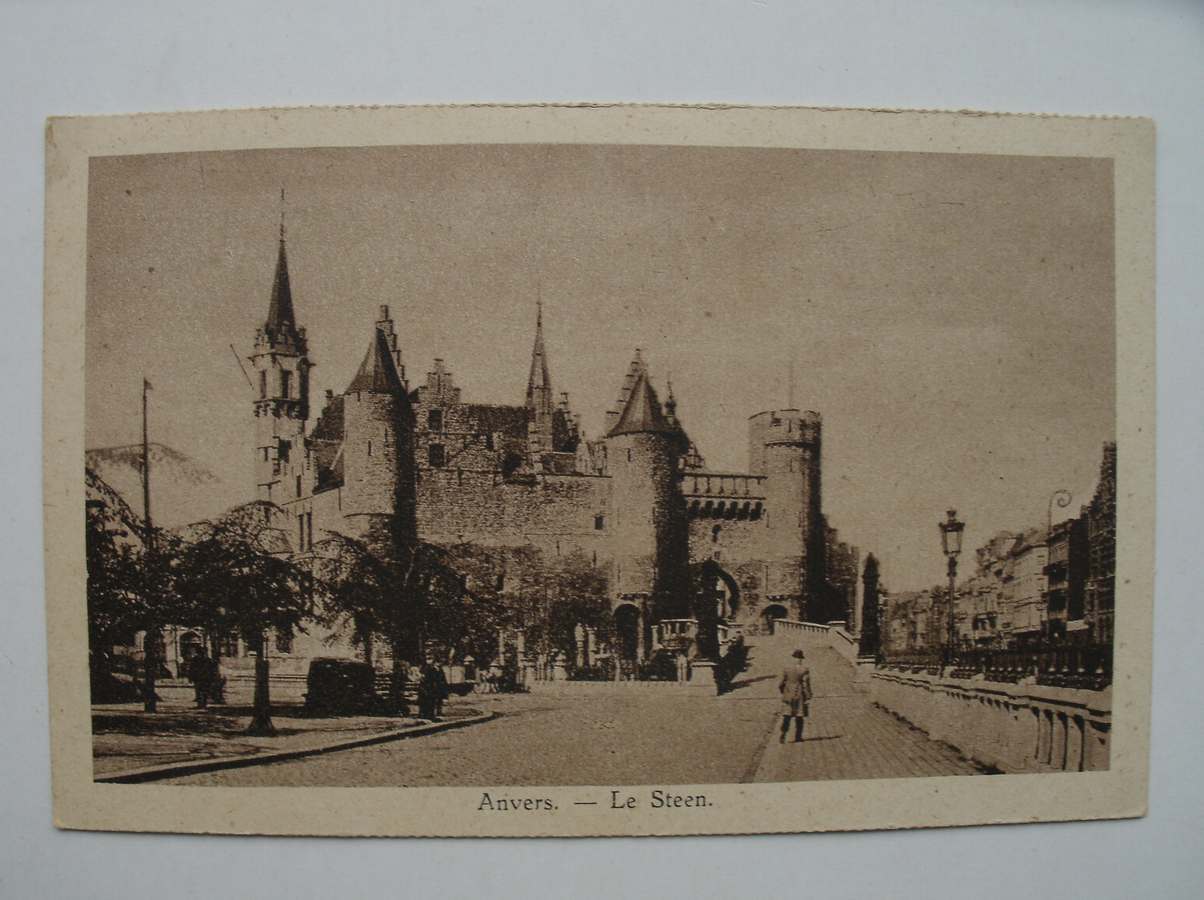 postcard. ansichtkaart. postkarte. - Anvers. Le Steen. (Antwerpen).