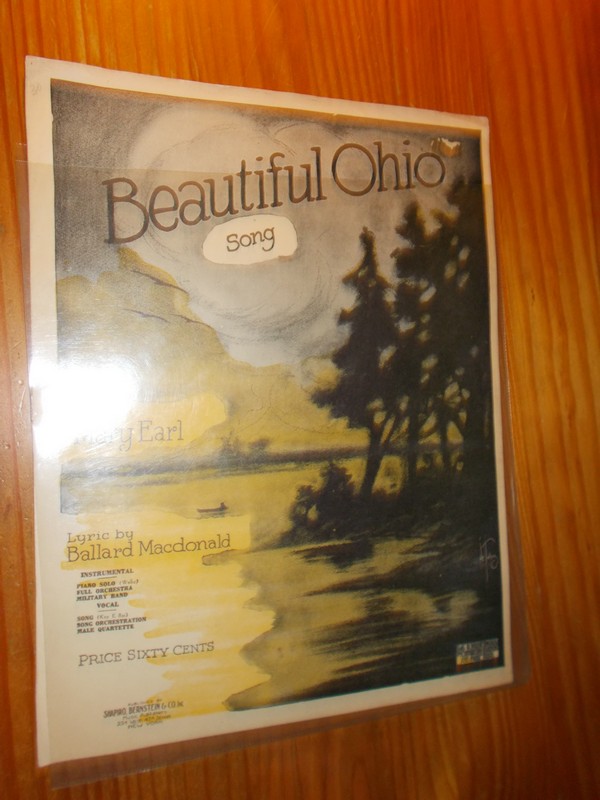 EARL, MARY & MACDONALD, BALLARD, - Beautiful Ohio. Song.
