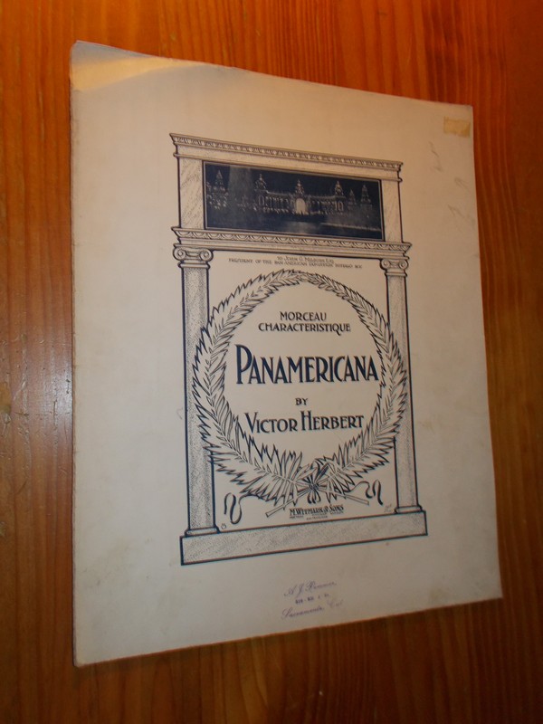 HERBERT, VICTOR, - Panamericana. Morceau Characteristique.