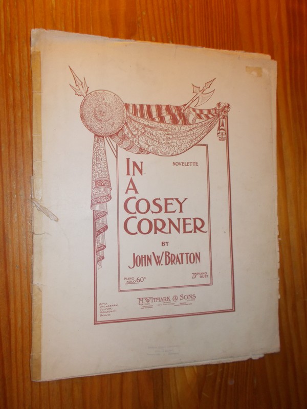 BRATTON, JOHN W., - In a cosey corner. A novelette.