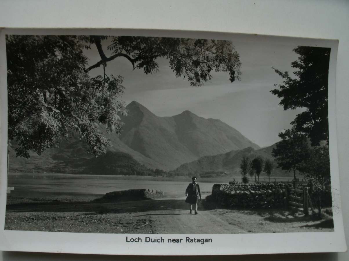 postcard. ansichtkaart. postkarte. - Loch Duich near Ratagan.