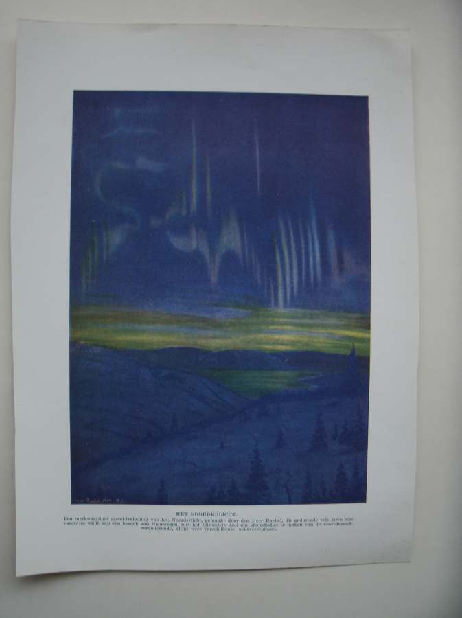 antique print (prent) - Het Noorderlicht.