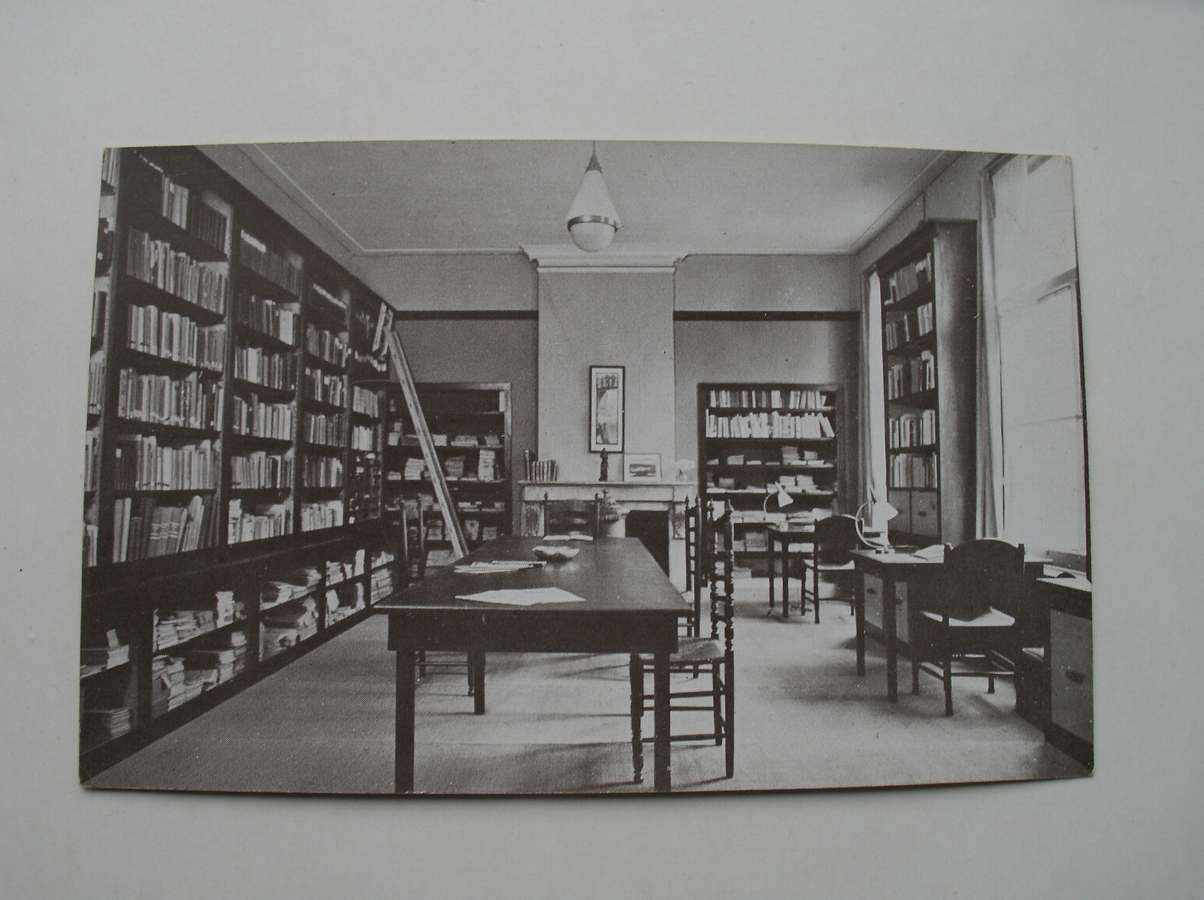 postcard. ansichtkaart. postkarte. - Bibliotheek van het centraal secretariaat (voor vrijzinnig protestantisme, nieuwe gracht 27, utrecht)