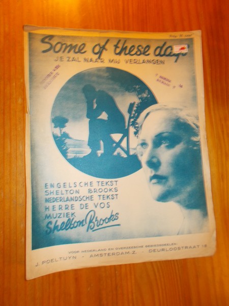 BROOKS, SHELTON & VOS, HERRE DE, - Some of these days. Je zal naar mij verlangen.