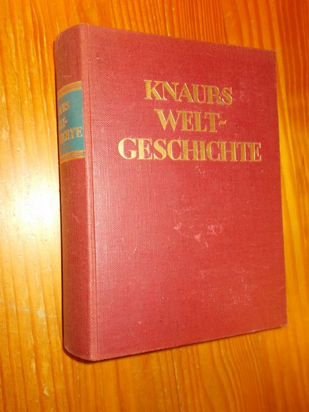RED.- - Knaurs Weltgeschichte.