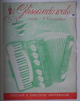 ROOSENDAAL, F., - Glissando wals. (Voor accordeon of piano).