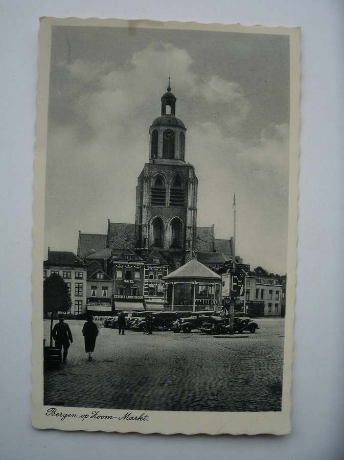 postcard. ansichtkaart. postkarte. - Bergen op Zoom. Markt.
