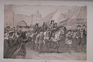 antique print (prent) - (Torbay) Oranje te Torbaai verwelkomd.