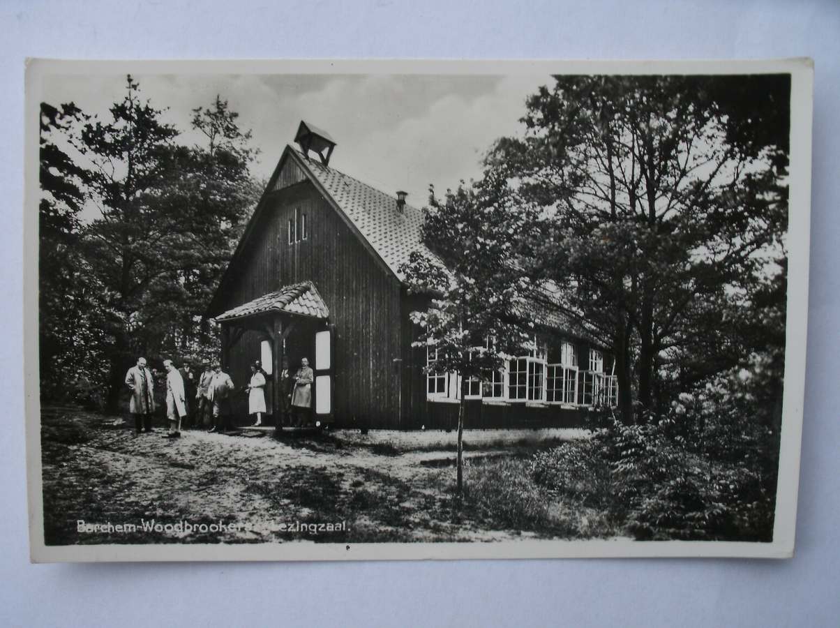 postcard. ansichtkaart. postkarte. - (Woodbrooke). Barchem. Woodbrookers lezingzaal.