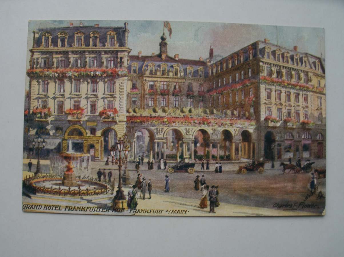 postcard. ansichtkaart. postkarte. - Grand Hotel Frankfurter Hof. Frankfurt am Main.