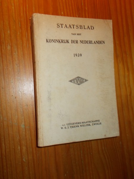 RED.- - Staatsblad van het Koninkrijk der Nederlanden. 1939.