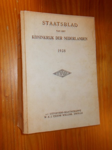 RED.- - Staatsblad van het Koninkrijk der Nederlanden. 1938.