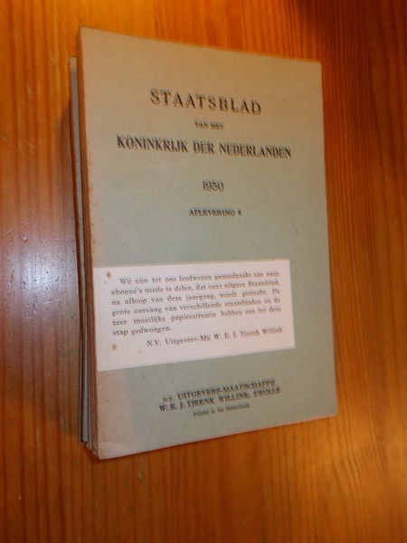 RED.- - Staatsblad van het Koninkrijk der Nederlanden. 1950.